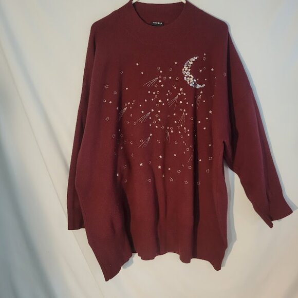 Torrid Maroon Sweater size 4x PLUS - Picture 1 of 6